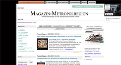 Desktop Screenshot of magazin-metropolregion.de